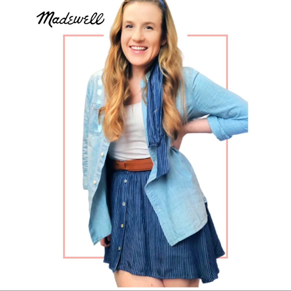 Madewell chambray Classic Ex-Boyfriend Shirt